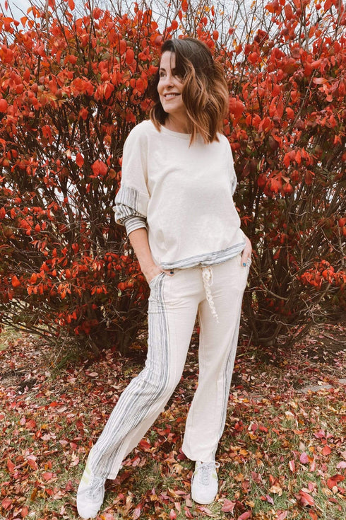 Chia Zen Stripe Jogger Pant